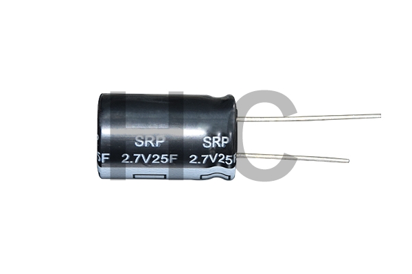 Lead type double-layer supercapacitor