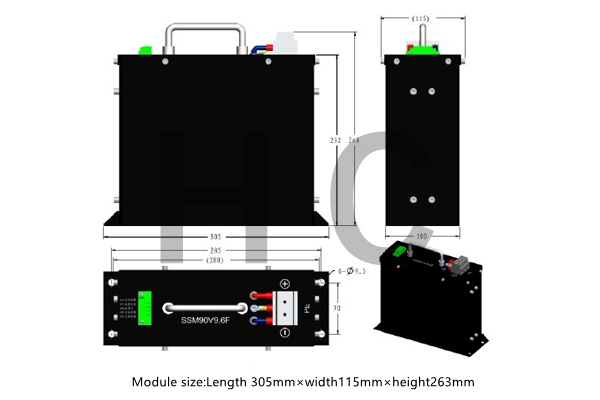 90V 9.6F Modules